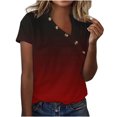 thumbnail image 1 of Womens Summer Tops Casual Purple Blouses & Button-Down Shirts Short Sleeve Button Down Shirts for Women Work, 1 of 1