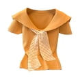 thumbnail image 1 of Womens Summer Tops Casual Short Sleeve Tees for Work & Vacation, 1 of 2