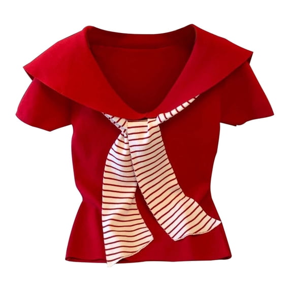 Womens Summer Tops Casual Short Sleeve Tees for Work & Vacation