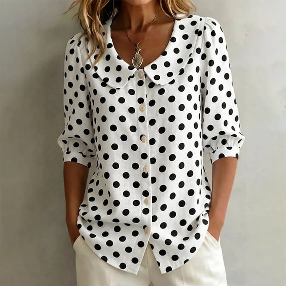 Womens Summer Tops Casual Short Sleeve Tees for Work & Vacation