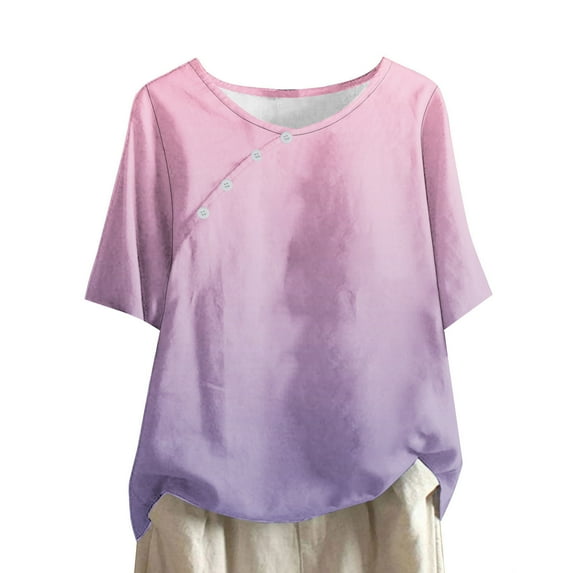 Womens Summer Tops Cotton Tshirts Shirts Graphic Summer Graphic Tees for Women 2026