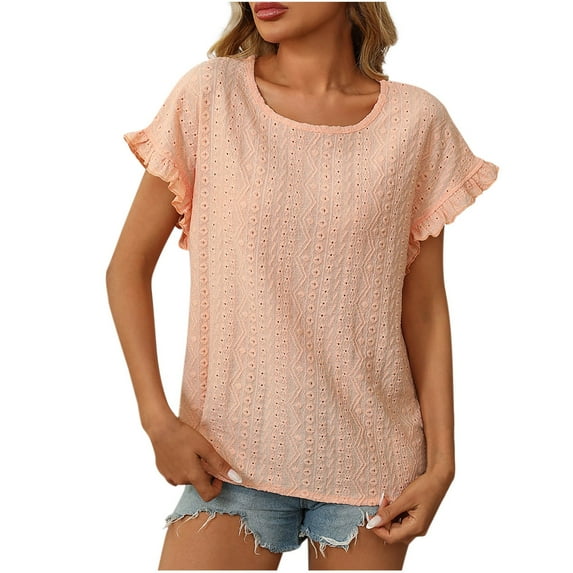 Womens Summer Tops Dressy Casual Vintage T Shirts Shirts for Women Dressy Casual Summer Summer Graphic Tees for Women 2025