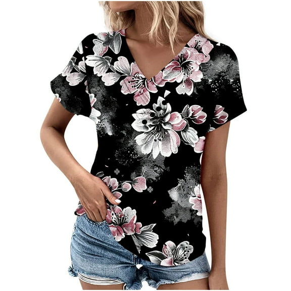 Womens Summer Tops Dressy Casual for Older Women Womens T Shirts Graphic Funny Women Clothing Tops