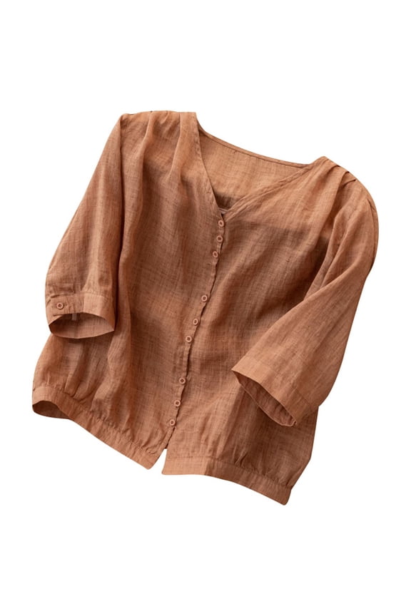 Womens Summer Tops Elbow Sleeve Tees Women Back Sleeve Tee Teen Womens Shirt Plain V Neck T Shirt Women Turtleneck Lightweight Long Tops Long plus Low Cut Top Elbow T M