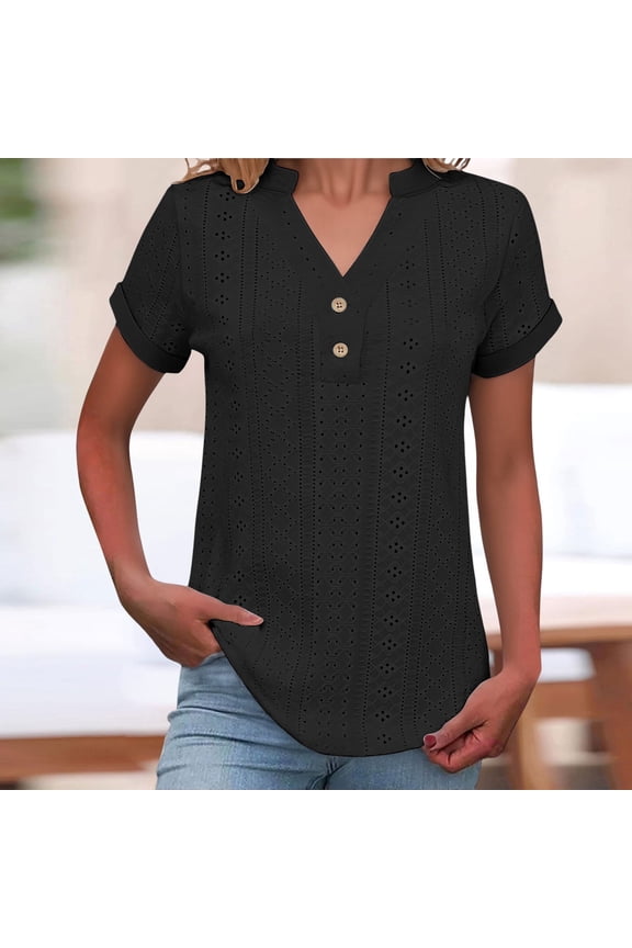 Womens Summer Tops Fashion Clothes Casual Short Sleeve T Shirts Tops