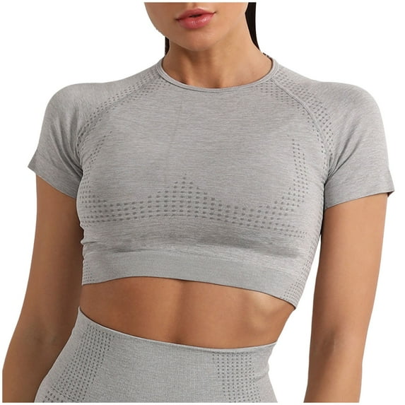 Womens Summer Tops Lace Shirts for Women Long Sleeve Top Women Satin Tops Summer Womens Fall Long Sleeve Shirts Athletic V Neck Shirt Solid Color Dress Top with Lace on Clearance Grey L