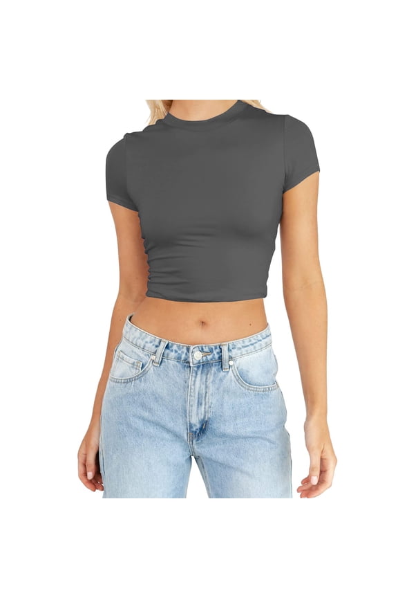 Womens Summer Tops Pajama Shirt Women Big Oversized T Shirts under Scrub Women Short Sleeved Tops Plain Womens Tee plus Short Dressy for Leggings Every Day Shirts Teen Girls Long Sleeve Work M