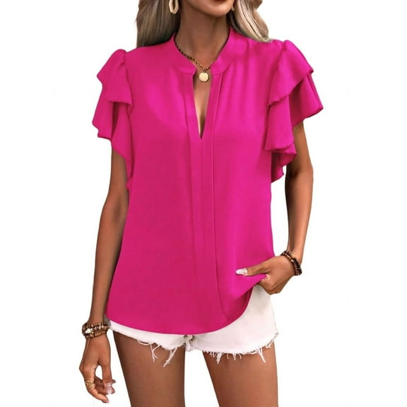 Womens Summer Tops Rose XXL