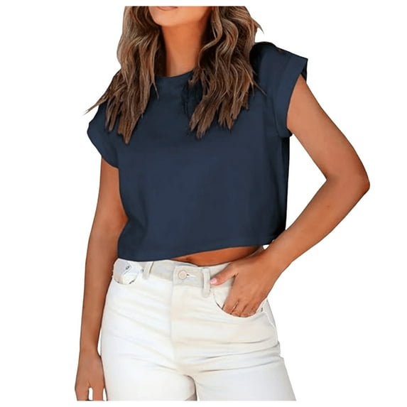 Womens Summer Tops Satin Shirt Women Long T Shirts for Leggings Fall Shirt Fitted Long Sleeve Shirts for Women Athletic Tees Football Tee Sleeve Tops Oversized Graphic on Clearance Blue S