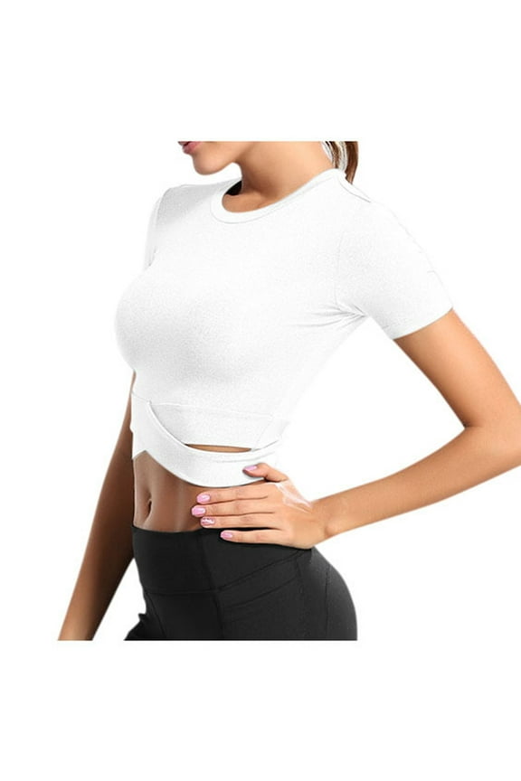 Womens Summer Tops Scrub Tops Women Plain Athletic Shirts Women Old Lady Long Sleeve Tunic Shirt Woman Short Sleeve 5 1 Lace Top Summer Turtleneck Shirts for Graphic Top on Clearance White XL