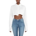 thumbnail image 1 of Womens Summer Tops, Shirts for Women, Stylish Women's Button Down Shirts for Daily Wear Long Sleeve Blouses V Neck Casual Tops with Pockets for Every Occasion, 1 of 4