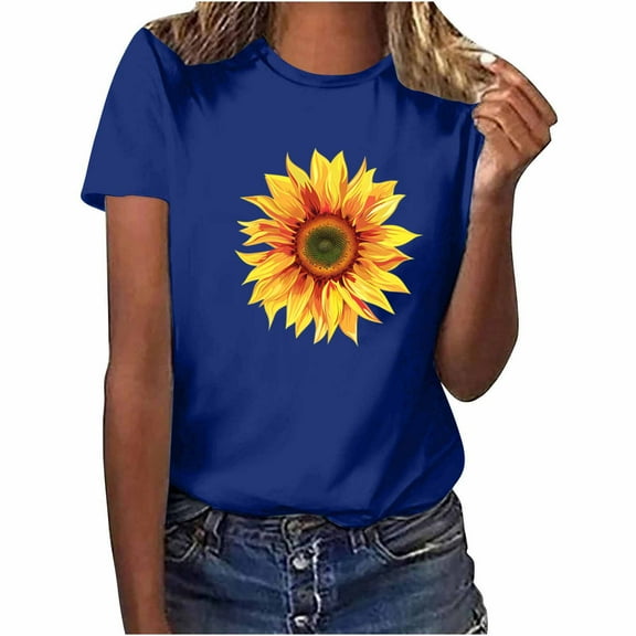 Womens Summer Tops Short Sleeve Plus Size Cotton T Shirts Loose Fit Women Slim Fit Basic Tees Skinny Crop