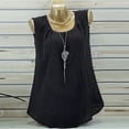 thumbnail image 1 of Womens Summer Tops Sleeveless Chiffon Shirt Tops For Summer Tube Tops Casual Sexy Holiday Blouse Tops, 1 of 8