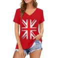 thumbnail image 1 of Womens Summer Tops T Shirts Graphic Print Short Sleeve Blend Casual Trendy Shirts, 1 of 5