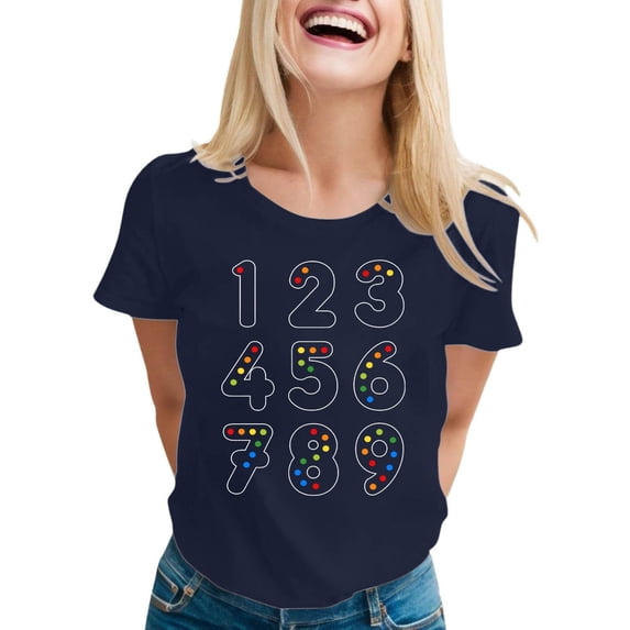 Womens Summer Tops T Shirts Unisex Digital Graphic Print Crew Neck Short Sleeve Tees