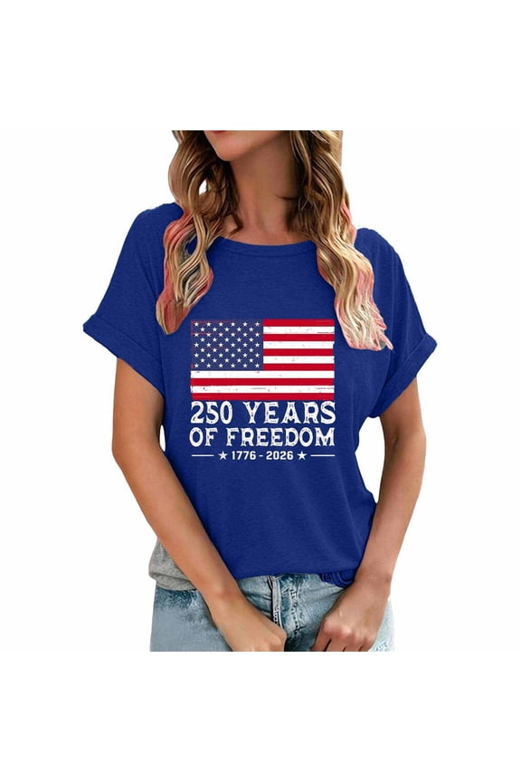 Womens Summer Tops T Shirts Versatile Blend Short Sleeve Fit Knit Tees