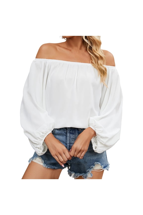 Womens Summer Tops Teen Summer Ladies Stylish Tops Women's Sports T Shirts Ladies T Shirt Softball Undershirt Womens Raglan Satin Top Fancy Women Blouses Women Dressy Girl Blouse Long Sleeve L