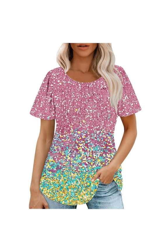 Womens Summer Tops Trendy Vneck Tshirts Shirts For Women Extra Long Plus Size Blouses For Women 4X-5X Dressy Red Plain T Shirts For Women Cropped