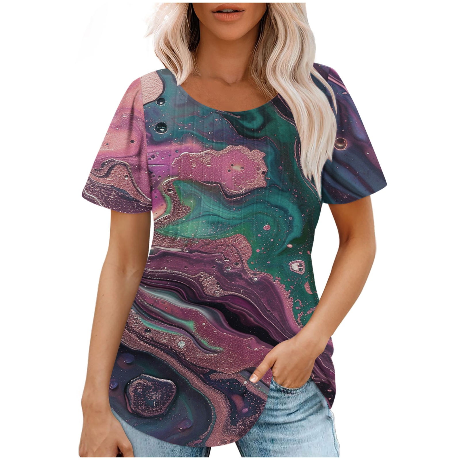 Womens Summer Tops Trendy Womens T Shirts Casual Loose Fit My Orders Placed Recently By Me My Account Clearance Deals