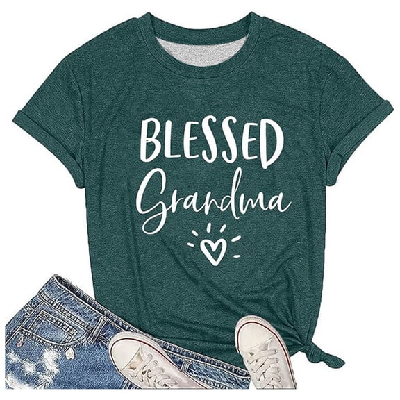 Summer Tops for Women Teen T Shirt T Shirts Womens Women Short Sleeve Shirt Long Sleeve for Long Loose Work Tops Small Womens Short Raglan Tee Neck Dark Green L