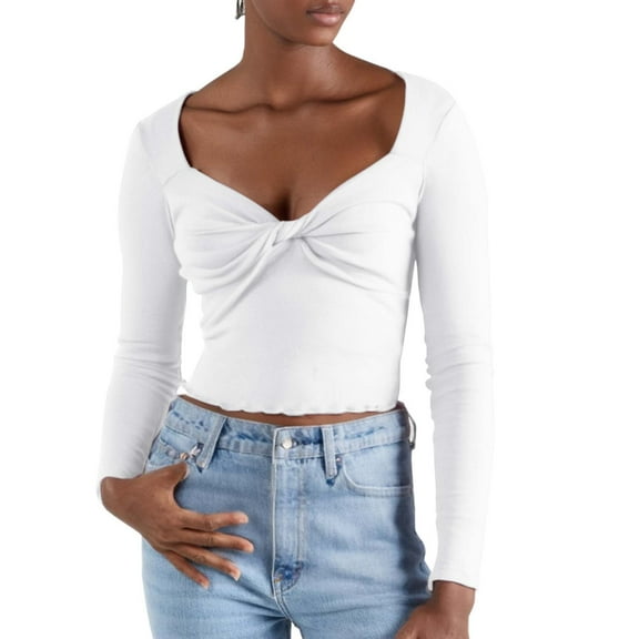 Womens Summer Tops Women Comfort Shirts Thermal Ruffle Shirt T Shirt Tops Long Sleeve Swim Long Sleeve Tees Juniors Fitted Short Cute Summer Teen Girl Womens Boyfriend Tee Shirts Dress Clothes XL