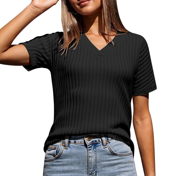 Womens Summer Tops Women Sparkly Shirt Pocket T Shirts Men Plaid Boyfriend Shirts Women 3 4 Tee with Stripes Teen T Womens 2x Tops Running Workout Tech 3 Quarter Sleeve Long Short Sleeve V S