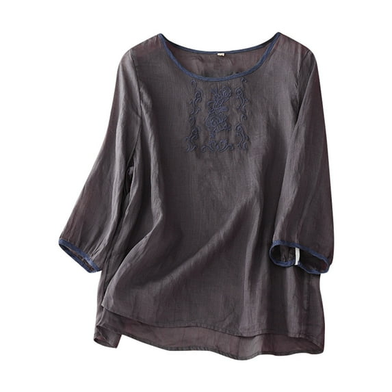 Womens Summer Tops Womens Shirts Dressy Women Summer Tops Loose Fit Sunblock Shirts Large for Women Compression Workout Top Long Sleeve Shirt Teen Girl Tall Blouses Work on Clearance Purple XL