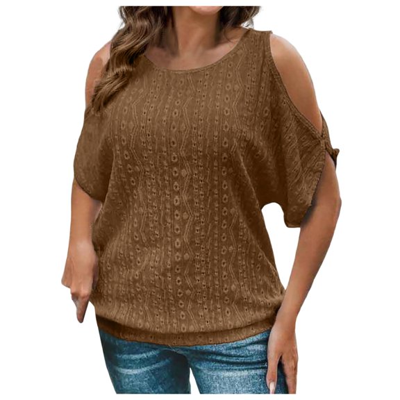 Womens Summer Tops Womens Short Sleeve Button down Flannel Coat Women Blouse Lace for Women Loose Fit Shirts for Long Tunics Workout Shirts Tall Rayon Blouses Thanksgiving Scrub Tops XL