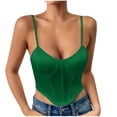 thumbnail image 1 of Womens Summer Tops,Womens Tank Tops Solid Color Sleeveless Halter Top Low Round Neck Tops Comfy Solid Casual Regular Crew Neck Shoulder Strap Tank Tops For Women Spring Tops For Women, 1 of 9