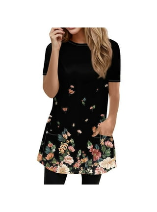 Extra long tunic tops for leggings walmart online
