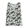 thumbnail image 1 of Womens Summer V Neck Sleeveless Tank Tops Floral Print Loose Casual Tanks, 1 of 8