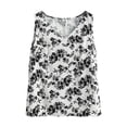 thumbnail image 1 of Womens Summer V Neck Sleeveless Tank Tops Floral Print Loose Casual Tanks, 1 of 8