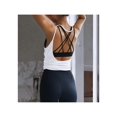 Womens Summer Workout Tops Sexy Backless Yoga Shirts Open Back