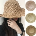 thumbnail image 1 of Womens Sun Beach Hat for Women Foldable Floppy Summer Straw Hat Wide Brim Hat UV Protection Sun Hats for Women, 1 of 8