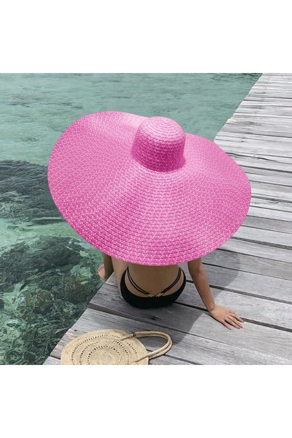 Womens Sun Hat, Pink Beach Sun Fashion Cap Large Brim Baseball Caps, Sun Hats for Women UV Protection, One Size, Women Sun Hat, Sun Hat for Women