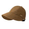 thumbnail image 1 of Womens Sun Hat UV Protection Hiking Fishing Hats Wide Brim Hat Adjustable Ponytail Packable Sun Cap Coffee, 1 of 5