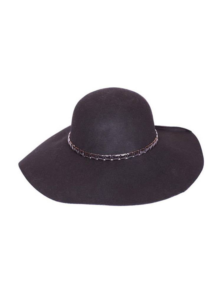 Womens Sun Hat with Studded Band - Black - Walmart.com display picture 3