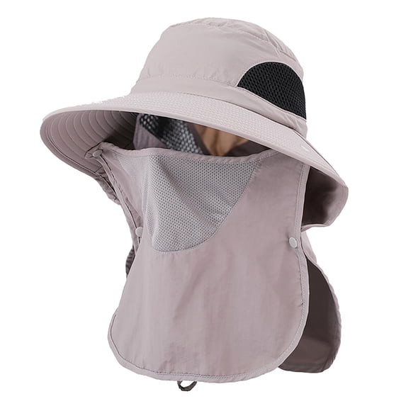 Womens Sun Hats with UV Protection Casual and Basic Solid Color Packable Bucket Hiking Travel Outdoor Hat Womens Summer Sun Hat Light Gray One Size