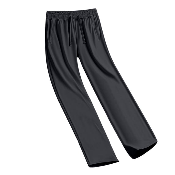 Womens Sun Protection Pants Summer UPF 50+ Pants Drawstring Stretch Quick Dry Athletic Hiking Pant Travel Pant Wide Leg Trouser Black 2XL
