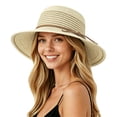 thumbnail image 1 of Womens Sun Visor Hat Wide Brim Floppy Summer Beach Hats for Women, 1 of 4