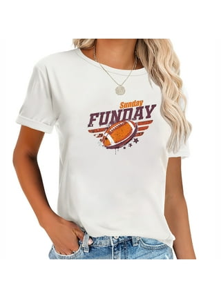 women's sunday funday football shirt