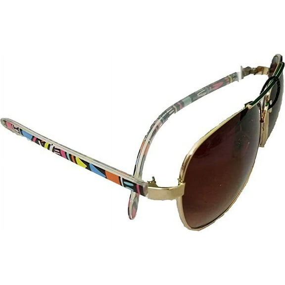 Womens Sunglasses Aztec Geometric Eyewear Western Aviator Glasses Multicolor