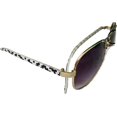 thumbnail image 1 of Womens Sunglasses Checkered Aztec Eyewear Western Aviator Glasses Black White, 1 of 2
