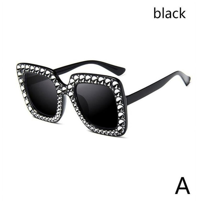 Oversized diamond hot sale sunglasses