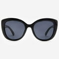 thumbnail image 1 of Womens Sunglasses Trendy and Cool Retro Sun Glasses Vintage Cute Fashion Oversized Butterfly Shades for Women Barletta in Black, 1 of 10