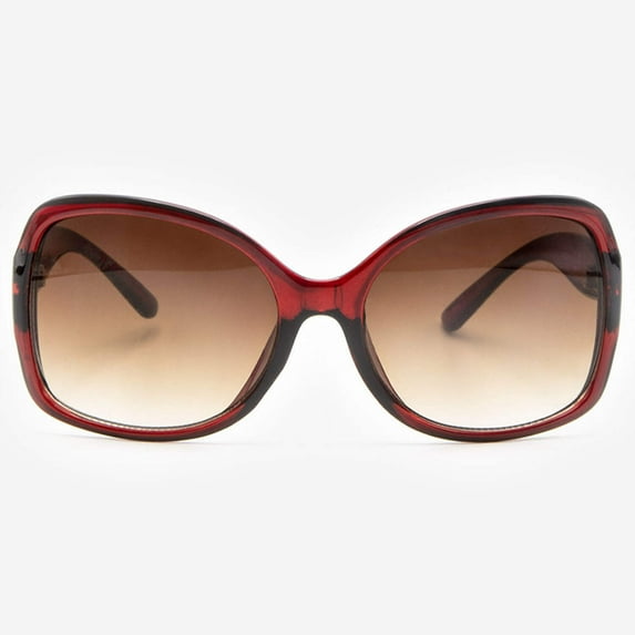 Womens Sunglasses Trendy and Cool Retro Sun Glasses Vintage Cute Fashion Oversized Butterfly Shades for Women Ferrara in Burgundy
