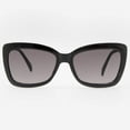 thumbnail image 1 of Womens Sunglasses Trendy and Cool Retro Sun Glasses Vintage Cute Fashion Square Shades for Women Carpi in Black, 1 of 10