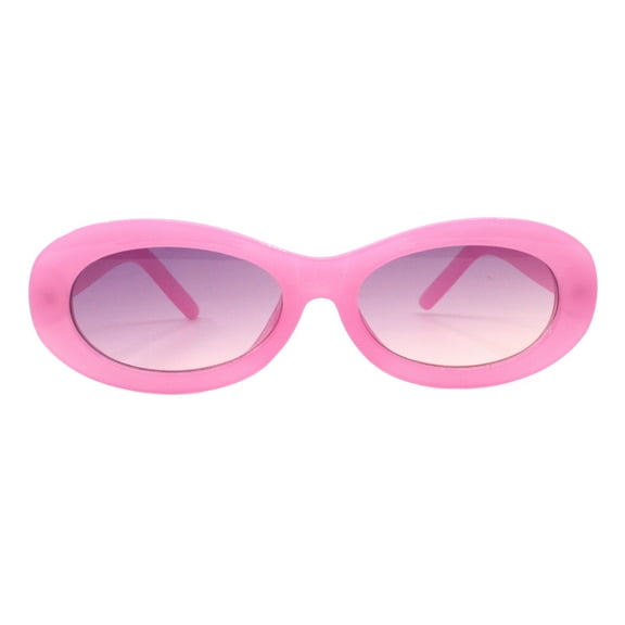 Womens Sunglasses Wide Oval Shape Retro Fashion UV 400 Fuchsia, Purple