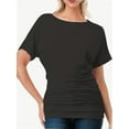 thumbnail image 1 of Womens Super Comfy Boat Neck Dolman Top Shirt, 1 of 4