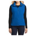 thumbnail image 1 of Womens Super Soft Value Polyester Fleece Vest True Royal X-Small, 1 of 6